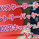 Y!モバイルスターターキット(エントリーパック)12,000円現金キャッシュバック特典